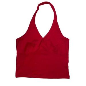 Red Halter Top